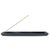Shoyeido Ebony Ceramic Incense Holder 8.25"