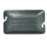 Oblong Skewer Plate Black
