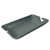 Oblong Skewer Plate Black