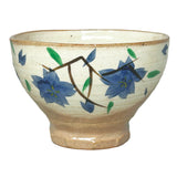 Tea Bowl Sakura Blue Hand Painted