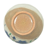 Tea Bowl Sakura Blue Hand Painted