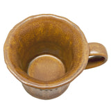Art Deco Demitasse Espresso Cup Matt Brown