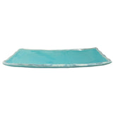 Oblong Plate Toruko Blue Matt