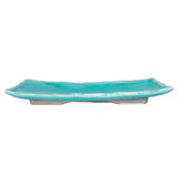 Oblong Plate Toruko Blue Matt