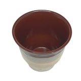 Cup Saishoku Nuriwake Fuchi Brown