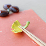 Chopstick Rest Ginkgo Yellow