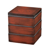 Jubako Mokume Tasogare 3-Tier