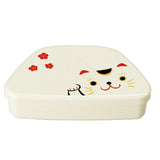 Lunch Box Fuji Onigiri Manekineko White