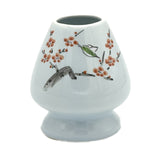 Chasen Stand  Ume Uguisu - Kiyomizu Ware