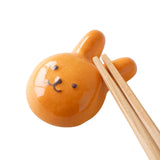 Chopstick Rest Animal Round Bread - Rabbit