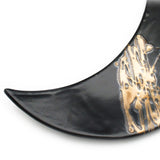Serving  Plate Black Kinnagashi