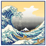 Cloth Hamamonyo Hokusai Mameshiba Big Wave