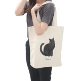 Tote Bag Cat Marche Kuroneko