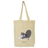 Tote Bag Cat Marche Cream Yellow