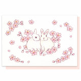 Pop-up Greeting Card Rabbit & Sakura
