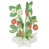 Greeting Card Blooming Mini Strawberry