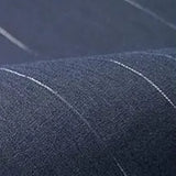 Summer Samue for Men Oumi Chijimi Navy Cotton85% Linen15% XL