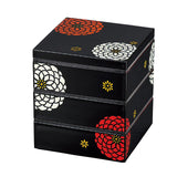 Jubako Momoka Black 3 Layer 15cm