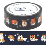 Washi Masking Tape Shiba Inu Maru and Friends
