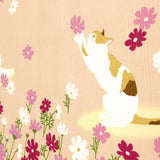 Cloth Hamamonyo Kofu Cosmos and Happy Cats