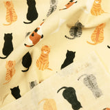 Tenugui Towel Hamamonyo Sitting Cat