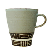 Mug Horisen Ichimatsu Grey