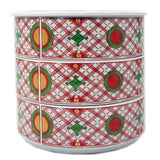 3-Tier Ceramic Jubako Box Nishiki Koimari