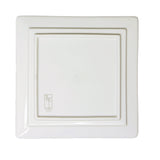 Square Plate Luster Seigaiha