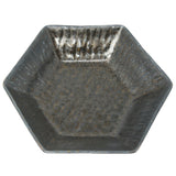 Hexagon Rokkaku Youhen Plate Kin Kessho