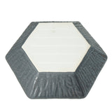 Hexagon Rokkaku Youhen Plate Kin Kessho