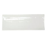 Oblong Plate White Ichimatsu