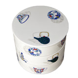 3-Tier Ceramic Jubako Box Utsuwae