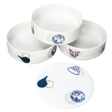 3-Tier Ceramic Jubako Box Utsuwae