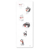 Tenugui Gauze Towel Fukuneko Kinked Tail Cat