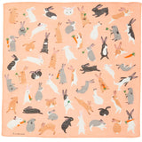 Handkerchief Yoko Matsumoto Rabbits
