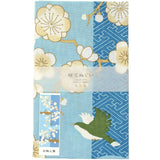 Tenugui Towel Hamamonyo White Plum and Bush Warbler