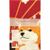 Tenugui Towel Hamamonyo Sakura & Mame-Shiba