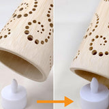 Take Akari Bamboo Lamp Japan - Wave