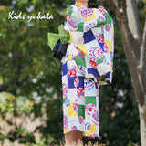 Girls Yukata Matcha 110cm