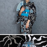 Yukata for Women Iris with Soft Obi Small Size