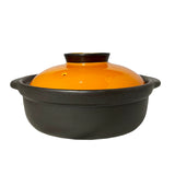 Donabe Utage Orange & Black 6go for 1 Person