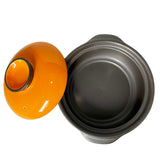 Donabe Utage Orange & Black 6go for 1 Person