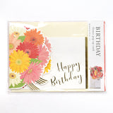 Pop-up Greeting Card Birthday Flower Gerbera