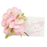 Pop-up Greeting Card Double Cherry Blossom