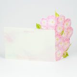 Pop-up Greeting Card Double Cherry Blossom