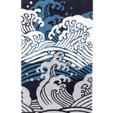 Tenugui Towel Hamamonyo Wave Navy