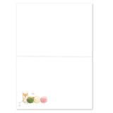 Greeting Card Shiba with Dango