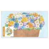 Greeting Card 3D Flower Basket