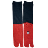 Tabi Socks Awase Benikaba Red and Black
