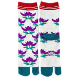 Tabi Socks Kokeshi Purple